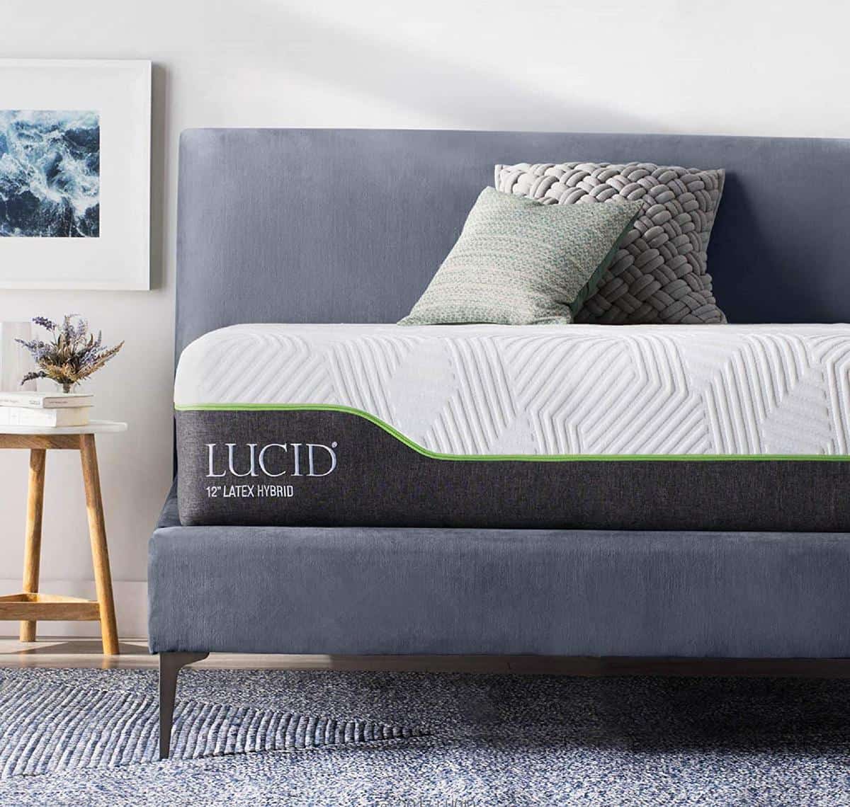 Lucid 12 Inch Hybrid Latex Mattress
